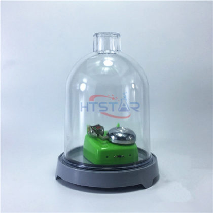 Bell in a Bell Jar with Glass Vacuum Hood Physics Lab Acoustics Experiment Equipment