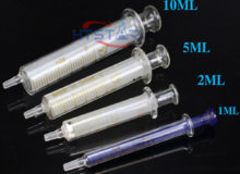 Glass Glycerine Syringe Experimental Instruments HTSTAR School Teaching Supplies (3)
