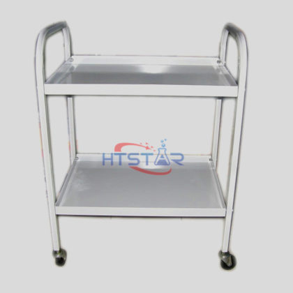 Laboratory Instrument Cart with Four Wheels HTSTAR Science Lab Teaching Equipment
