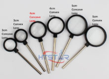 Hand-held Concave Lens 4cm Diameter 10cm Focal Length Physics teaching instrument (3)