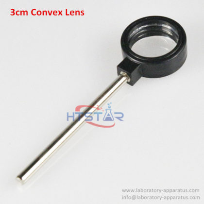 Hand-held Convex Lens 3cm Diameter 5cm Focal Length Physics teaching instrument