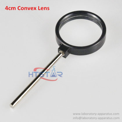 Hand-held Convex Lens 4cm Diameter 10cm Focal Length Physics teaching instrument