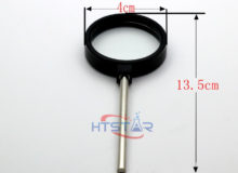 Hand-held Convex Lens 4cm Diameter 10cm Focal Length Physics teaching instrument (2)