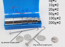 Metal Slotted Weight 17 Pcs Mechanics Physics Experiment Equipment Weighing Set (3)