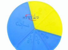 Fraction Block Piece Elementary School Math Tools HTSTAR Teaching Aids HTM1004 (3)
