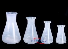 Conical Flask Plastic Clear Graduated 50ml to 2000ml Laboratory Plasticware HTC1005 (1)