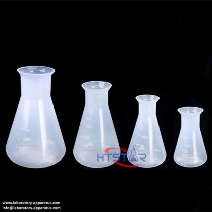 Conical Flask Plastic Clear Graduated 50ml to 2000ml Laboratory Plasticware HTC1005
