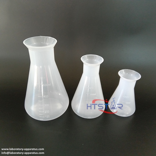 Plastic Conical Flasks Clear Graduated 50ml to 2000ml With Cap Plasticware  HTC1006 - Laboratory Apparatus,Science Lab Equipment,Teaching Materials,Lab  Supplies Manufacturer,Supplier & Exporter 