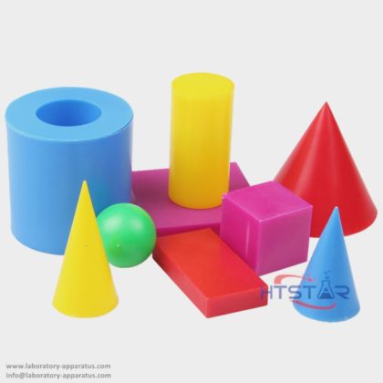 Geometrical Models Set Big Size 9 Pieces Students Math Learning Instrument HTM2017