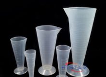 Plastic Conical Measuring Cup 25ml to 500ml Laboratory Essential Plasticware HTC1010 (1)