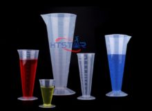 Plastic Conical Measuring Cup 25ml to 500ml Laboratory Essential Plasticware HTC1010 (2)