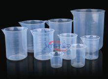 Plastic Measuring Beakers Clear Graduated 25ml to 1000ml Without Handle HTC1004 (2)
