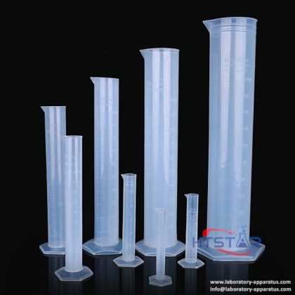 Plastic Measuring Cylinder Graduated 10ml to 2000ml Laboratory Plasticware HTC1001