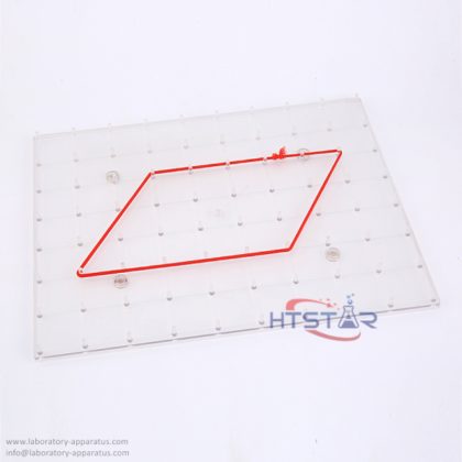 Quality Transparent Geoboard Students DIY Geometry Demonstration Tools HTM2029