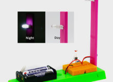 DIY Light Sensored Lamp Scientific Toys for Students School Science STEM Kits HTT0006 (2)