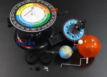 Manual Control Sun Moon Earth Model School Science Teaching Instruments Solar System (3)