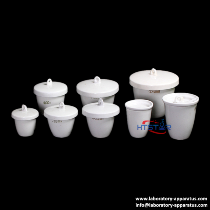 Ceramic Crucible With Lid Porcelain Crucible Volatile Crucible Laboratory Consumable