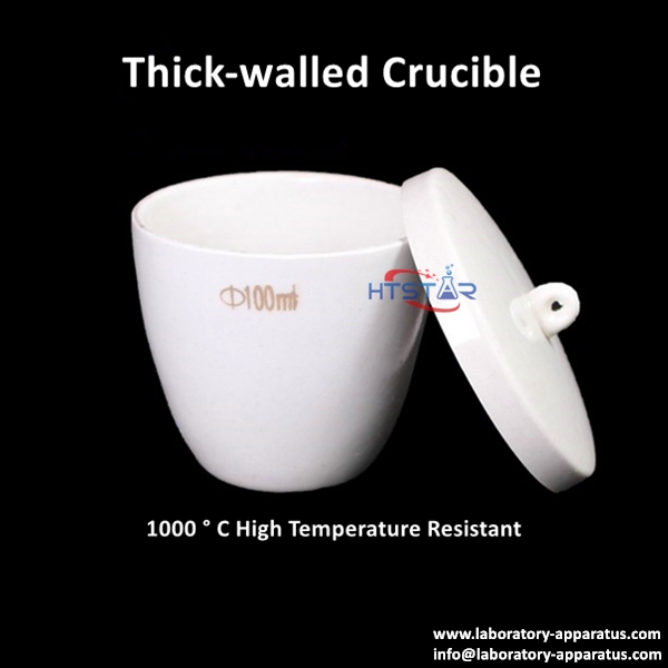Comet Porcelain Crucible with Lid Capacity : 50ml - 2PC Crucible