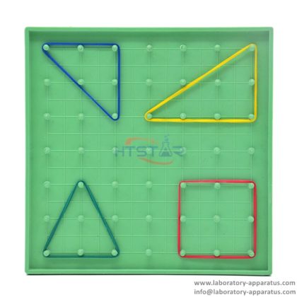 Double-sided Students Geoboard 14cm Early Years Geometry Education Toys HTM2032