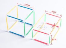 Geometric Frame Model Set Two Primary Students DIY Colourful Math Tools HTM2035 (2)