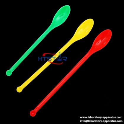 Lab Plastic Spatulas Set 3 Colors Chemical Experiment Spoons Laboratory Consumables