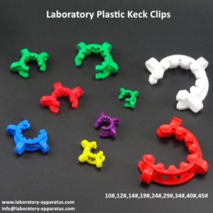 12 Clip Keck Coniche In POM Per Giunti Vetreria Da Laboratorio 24/29 E 24/40 – Resistenti Al Calore