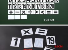 Magnetic Number Card Set For School Math Addition Subtraction Multiplication Division (2)