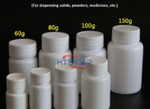 Plastic Wide Mouth Bottle Small Capsule Bottle Powder Solid Packaging Split Bottle Vial (2)