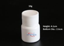 Plastic Wide Mouth Bottle Small Capsule Bottle Powder Solid Packaging Split Bottle Vial (3)