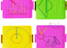 Quality Double-sided Geoboard for Students Primary School Geometric Tools HTM2031 (2)