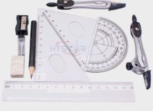 Student Measuring Set Student Stationery Geometry Ruler Compass Set Learning Tools