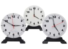 Time Clock Model 2 Hands 25cm Non-linkage 12 Hours Teacher Demonstration Clock (2)