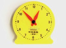 Time Clock Model 2 Hands 8cm Teaching Clock Math Teaching Aids Educational Equips