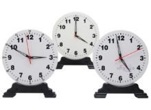 Time Clock Model 3 Hands Linkage 12 Hours Teacher Demonstration Teaching Clocks (2)