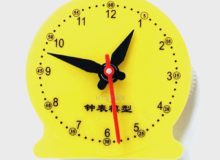 Time Clock Model 3 Hands Linkage 8cm Education Teaching Clock Math Teaching Aids 