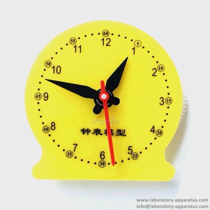Time Clock Model 3 Hands Linkage 8cm Education Teaching Clock Math Teaching Aids